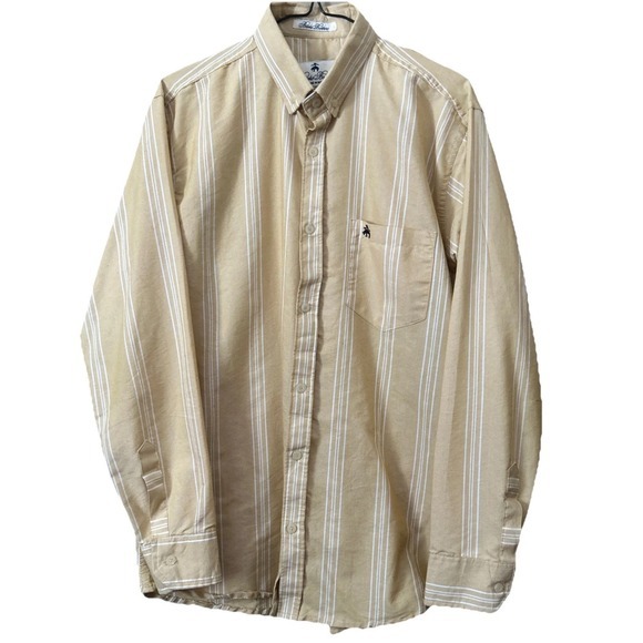 Brooks Brothers Other - BROOKS BROTHERS Men's‎ XL Long Sleeve Button Shirt Yellow Candy/Pencil Striped
